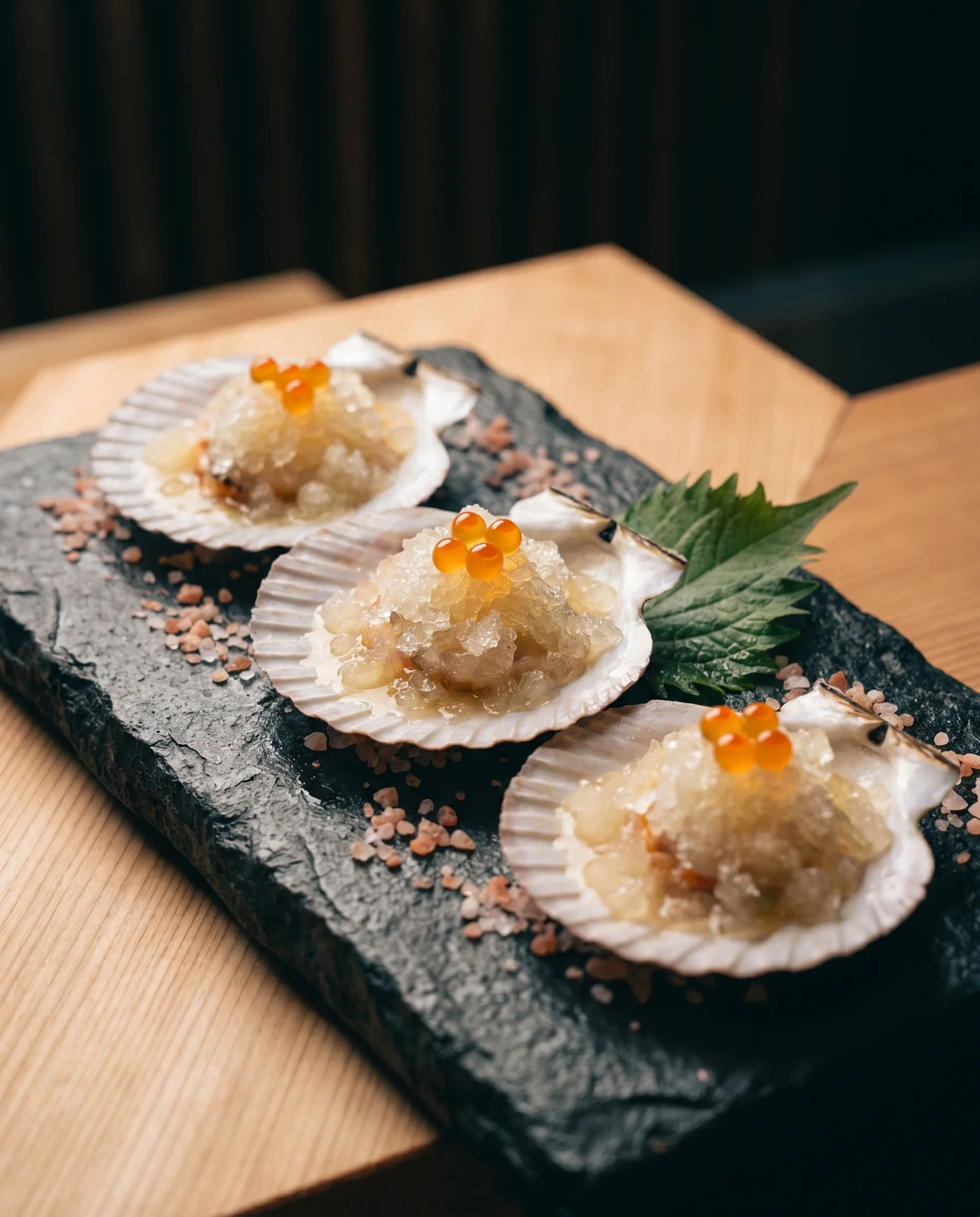 Ostiones al yuzu (3 pz)