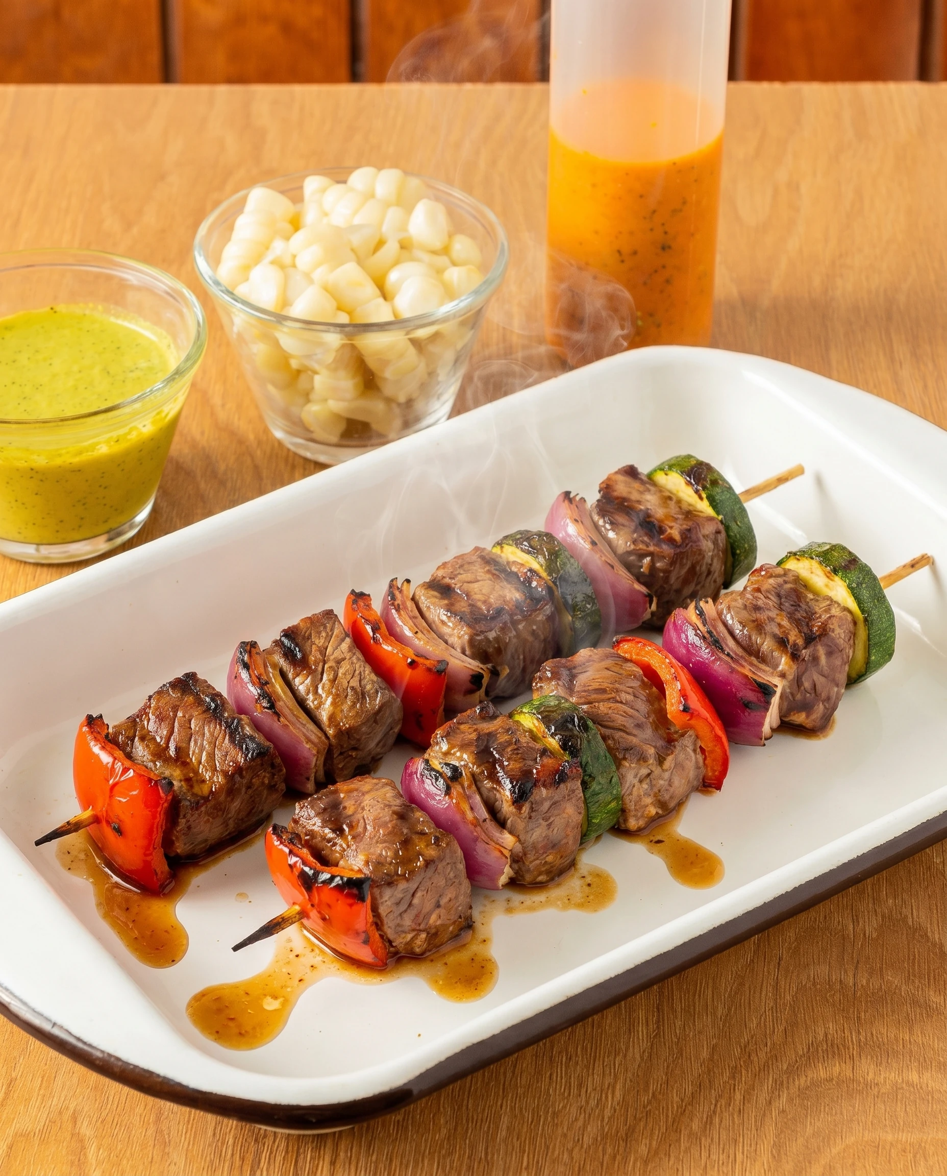 Brocheta de Lomo Fino y Verduras